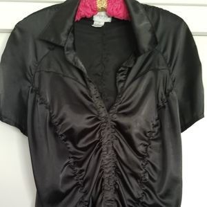 Super cute gothic type of button up blouse